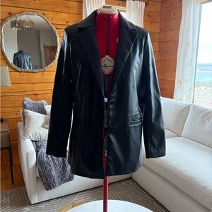 Abercrombie & Fitch Vegan Leather Jacket